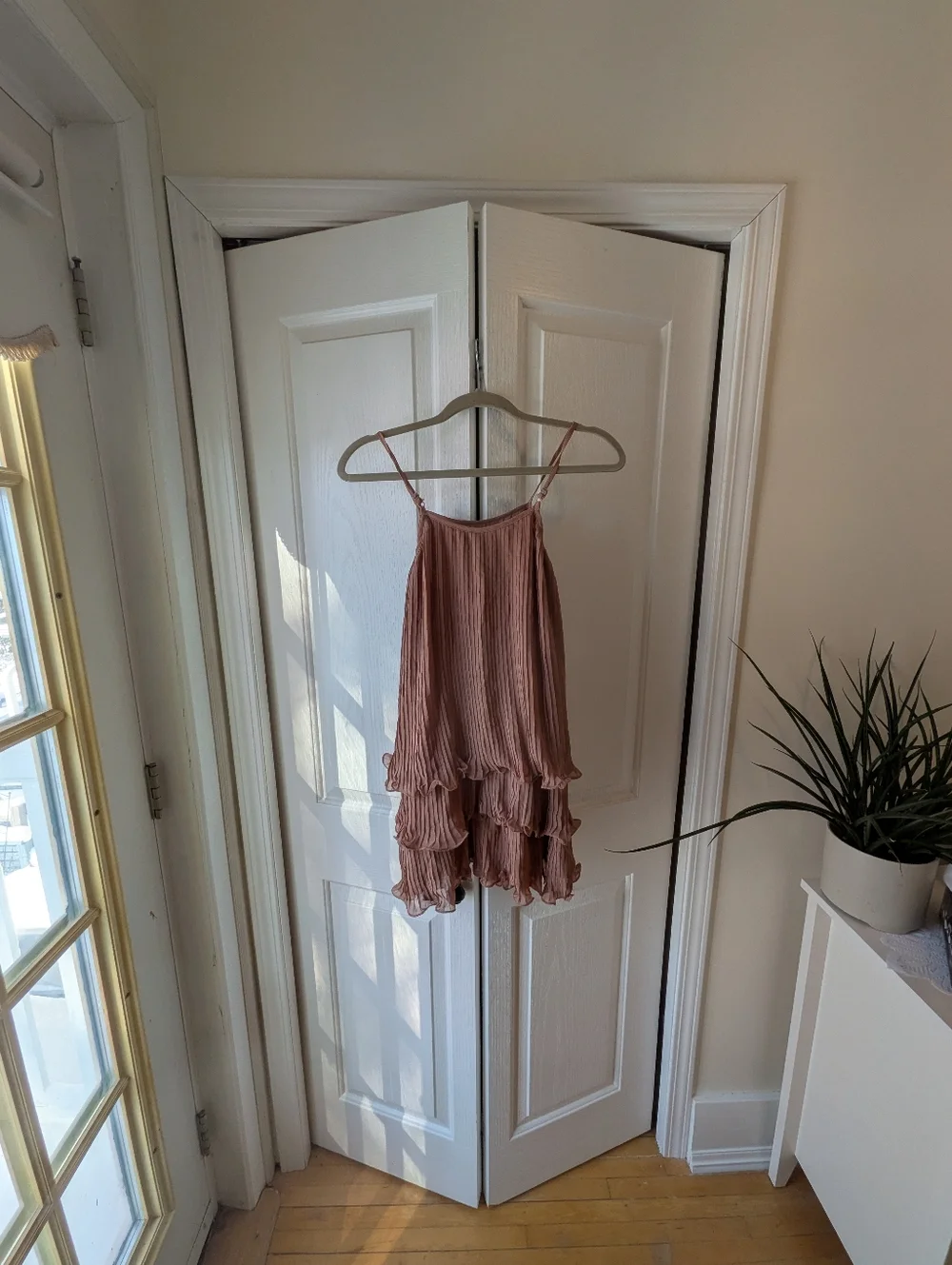 ASOS Ruffled Pleated Dress - Picture 2 of 3